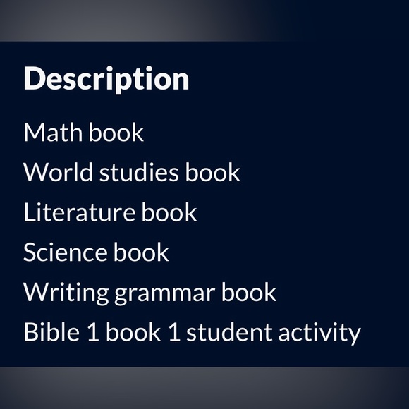 Bju press 7th grade - Picture 2 of 2